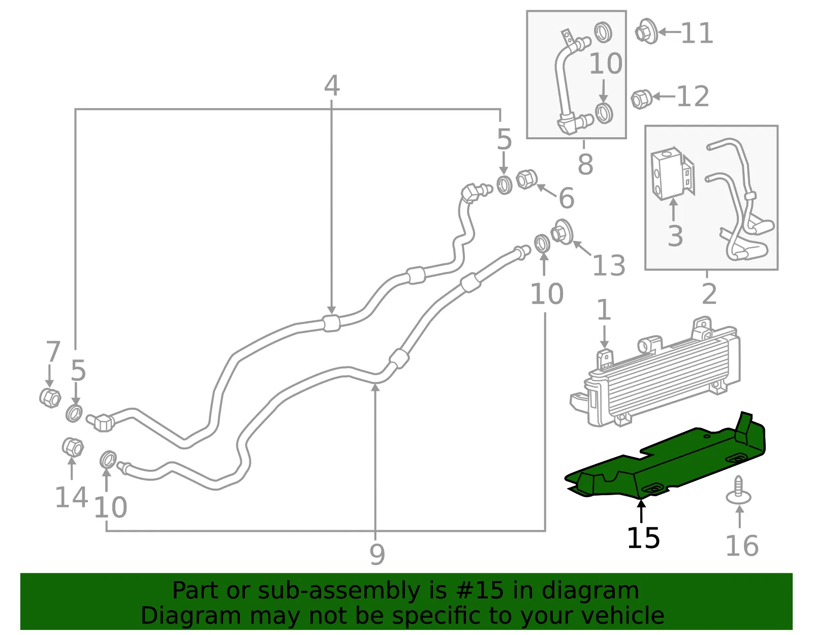 Lower Radiator Air Baffle - GM (84207312) - view 4