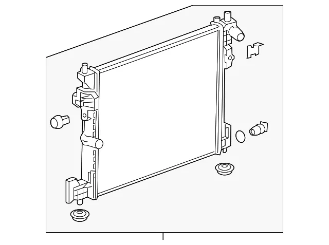 Radiator - GM (84215228) - view 2