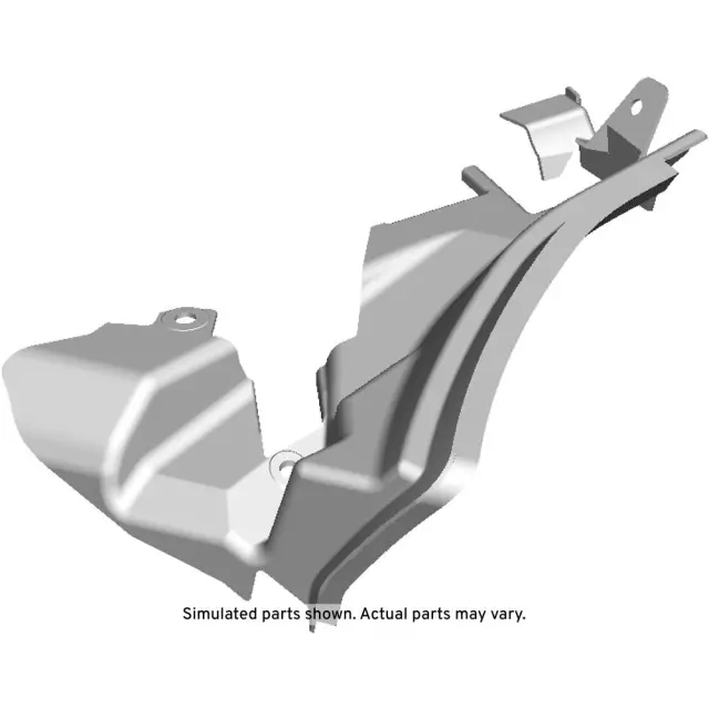 Passenger Side Auxiliary Radiator Rear Duct - GM (84225440)