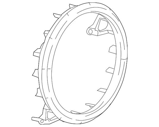 Engine Cooling Fan Rear Shroud - GM (84243708) - view 2