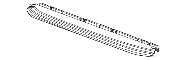 Lower Radiator Air Baffle - GM (84252885) - view 3