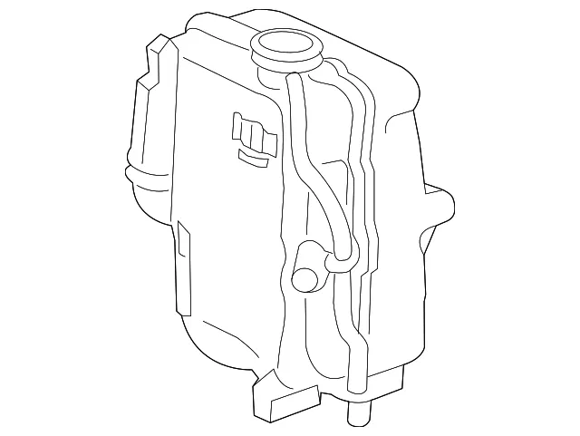 Radiator Surge Tank - GM (84257137) - view 3