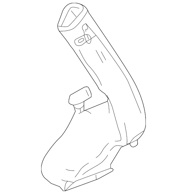 Auxiliary Air Conditioning Air Lower Duct - GM (84308450) - view 3