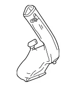 Auxiliary Air Conditioning Air Lower Duct - GM (84308450) - view 5