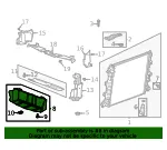 Front Lower Radiator Air Baffle - GM (84352045) - view 5