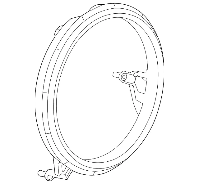 Engine Cooling Fan Rear Shroud - GM (84362765) - view 3