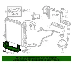 Front Lower Radiator Air Baffle - GM (84388371) - view 5