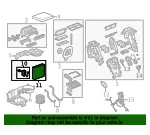 Air Conditioning Evaporator Core Kit with Valve, Seals, Stud, and Bolts - GM (84400226) - view 5