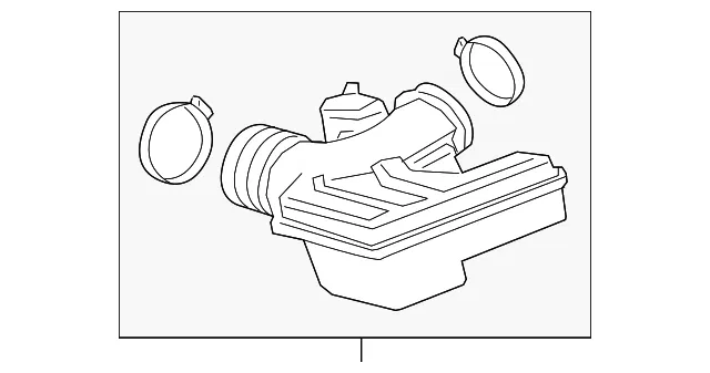 Air Cleaner Outlet Duct - GM (84406083) - view 3