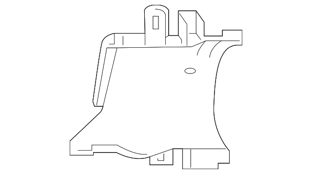 Air Duct - Driver's Side (LH) - GM (84446525) - view 3