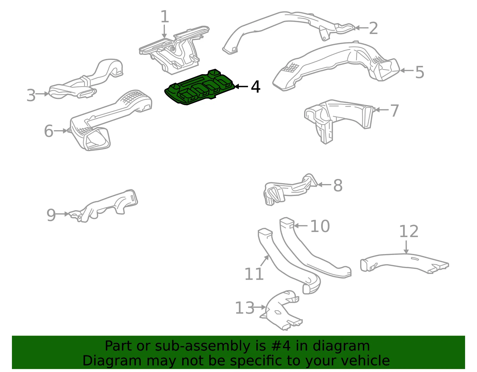 Air Distribution Duct Adapter - GM (84448194) - view 3