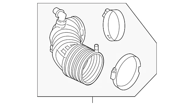 Air Cleaner Outlet Duct - GM (84454249) - view 3