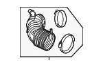 Air Cleaner Outlet Duct - GM (84454249) - view 5