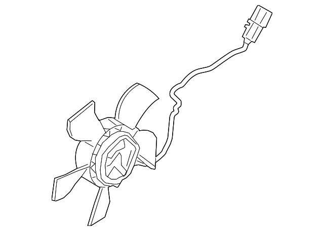 Engine Cooling Fan Motor - GM (84543311) - view 4