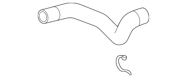 Radiator Outlet Hose - GM (84557788) - view 3