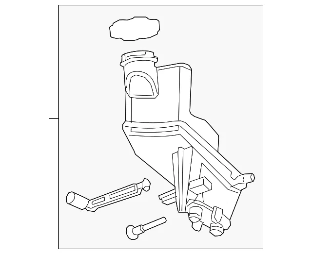 Brake Master Cylinder Reservoir Kit - GM (84560475) - view 3