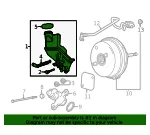 Brake Master Cylinder Reservoir Kit - GM (84560475) - view 6
