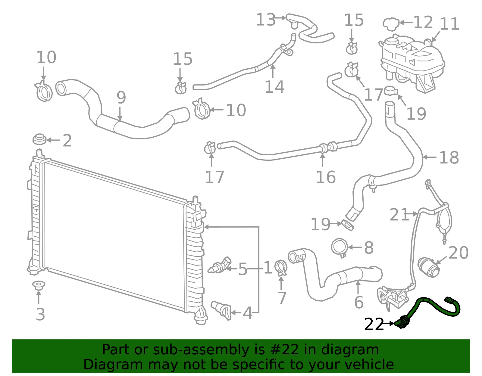 Engine Coolant Heater Extension Cable - GM (84564686) - view 6