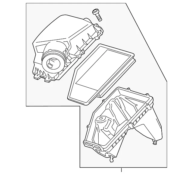 Air Cleaner Assembly - GM (84588870) - view 3