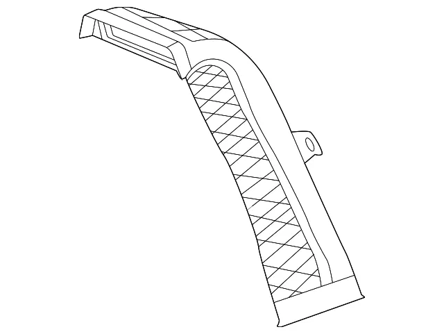 Auxiliary Air Conditioning Air Outlet Duct - GM (84674592) - view 2