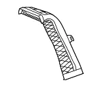 Auxiliary Air Conditioning Air Outlet Duct - GM (84674592) - view 4