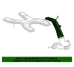 Auxiliary Air Conditioning Air Outlet Duct - GM (84674592) - view 5