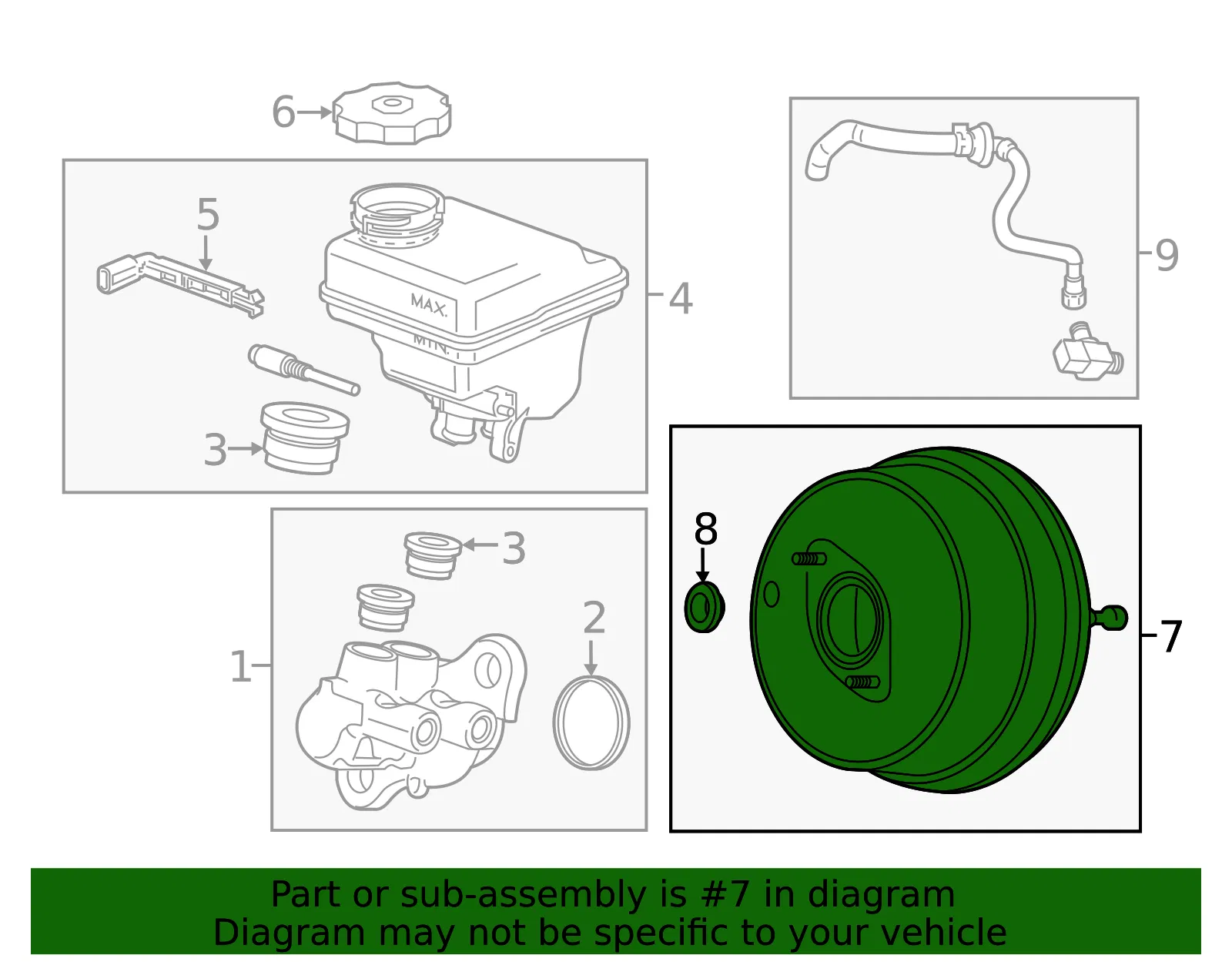 Master Cylinder - GM (84678193) - view 6
