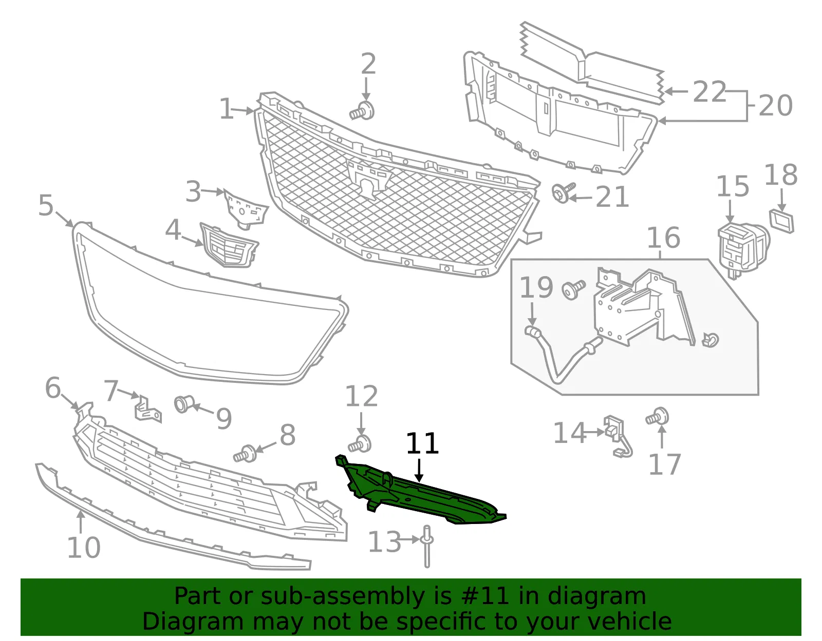Air Duct - Passenger Side (RH) - GM (84708871) - view 4