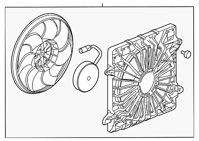 Engine Cooling Fan - ACDelco (84725045)