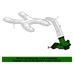 Auxiliary Air Conditioning Air Lower Duct - GM (84771358) - view 5