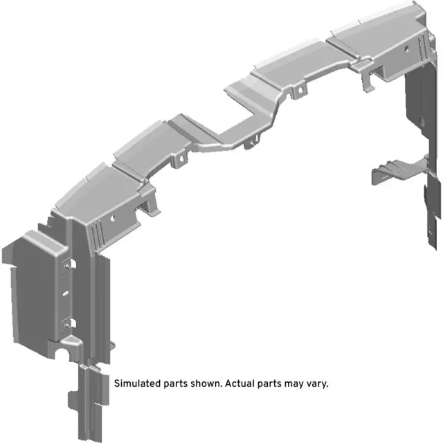Radiator Air Front Upper Baffle - GM (84779326) - view 2