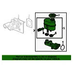 Brake Master Cylinder - ACDelco (84826642) - view 5