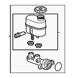 Brake Master Cylinder - ACDelco (84826642) - view 4