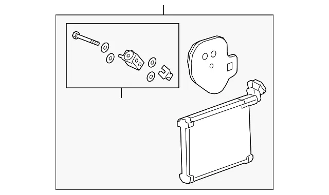 A/C Evaporator Kit - ACDelco (84835413)