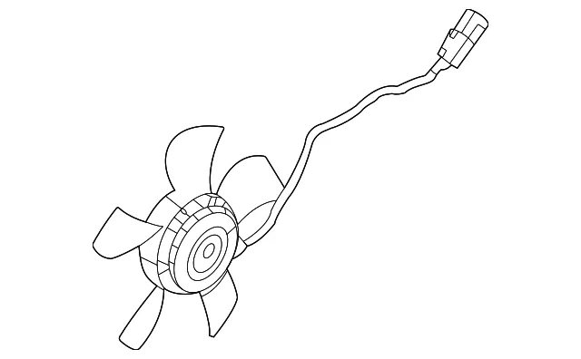 Engine Cooling Fan Motor Kit - GM (84850041) - view 4