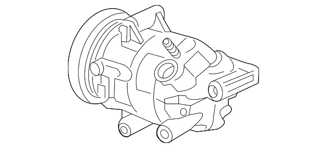 A/C Compressor - ACDelco (84945489) - view 3