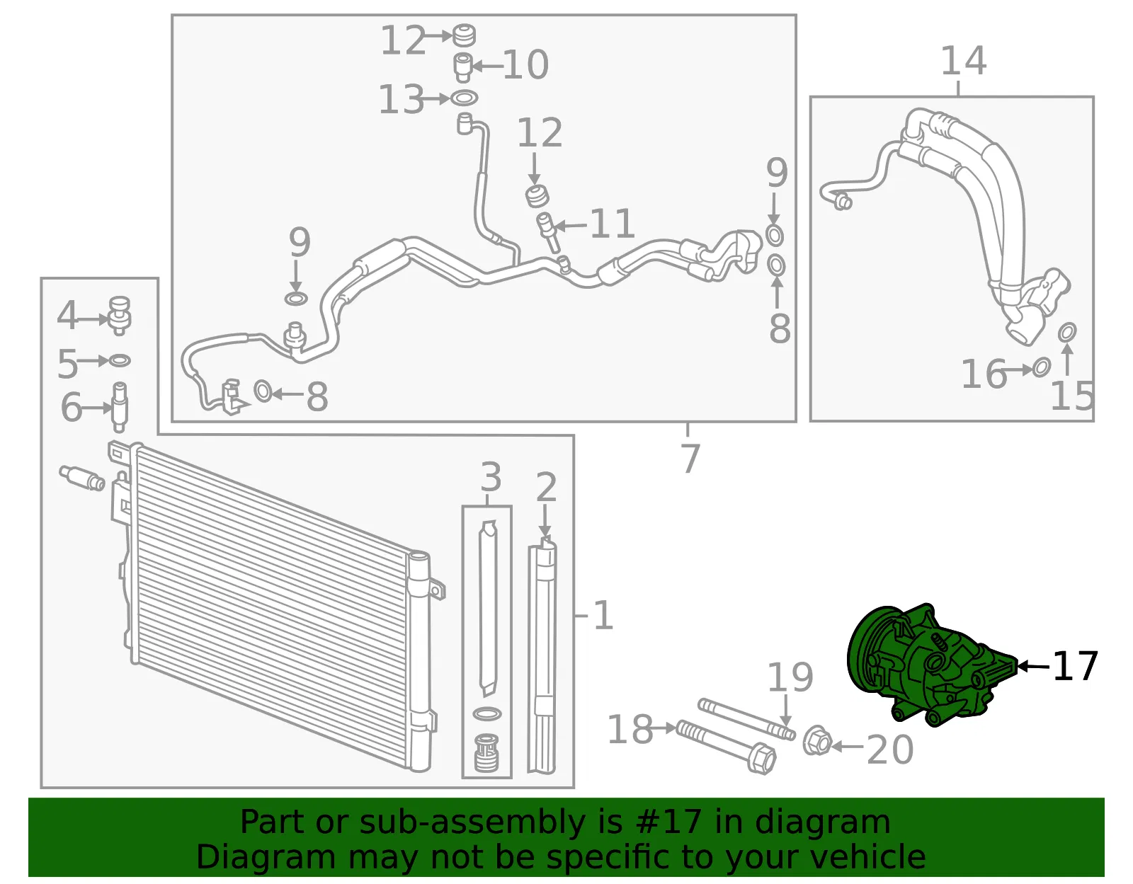 A/C Compressor - ACDelco (84945489) - view 4