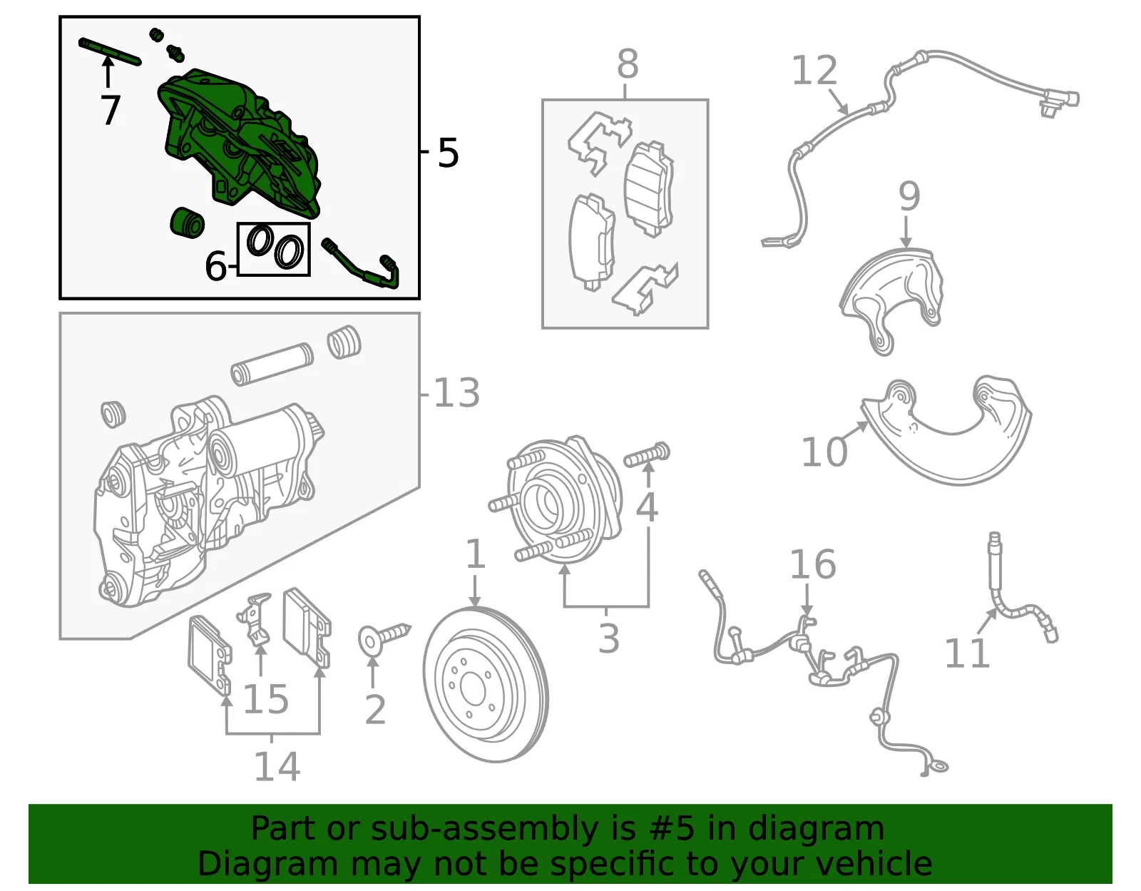 Caliper - GM (84984076) - view 4