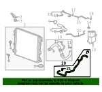 Auxiliary Radiator Outlet Hose - ACDelco (85119158) - view 4