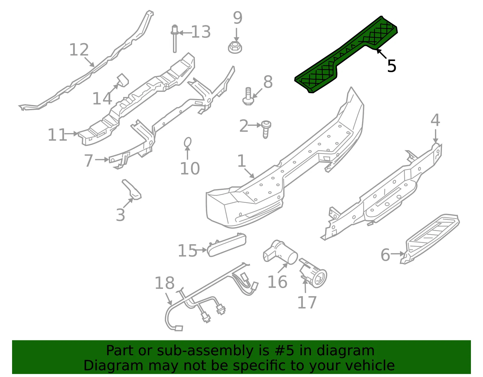 Step Pad - Nissan (85062-ZQ00A) - view 2