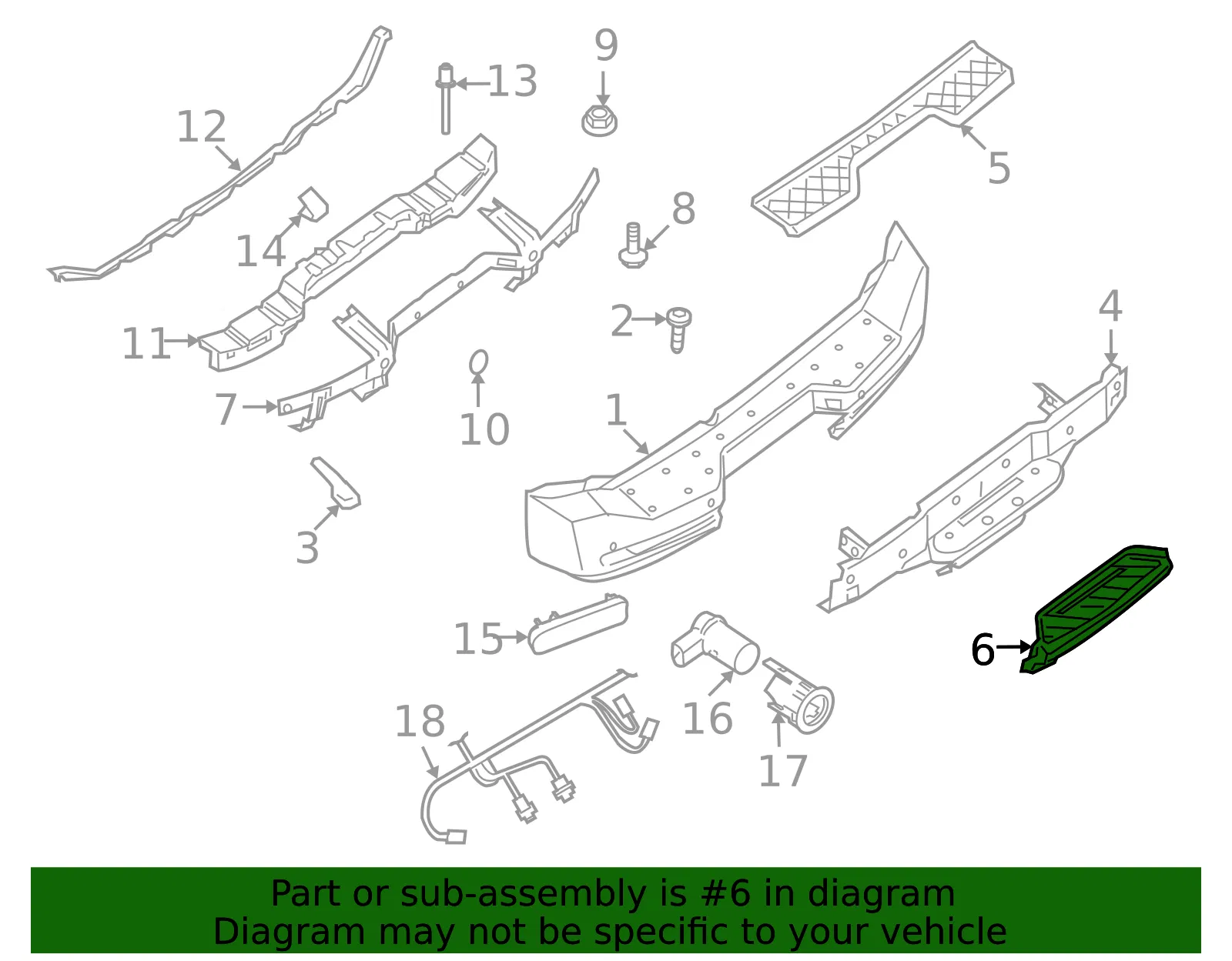 Step Pad - Nissan (85071-ZQ00A) - view 4