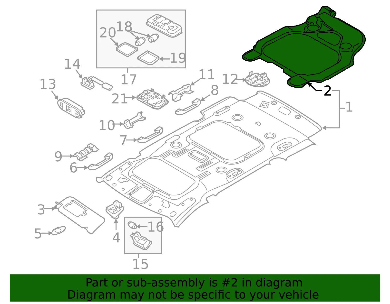 Duct - Kia (85412-A9000) - view 2