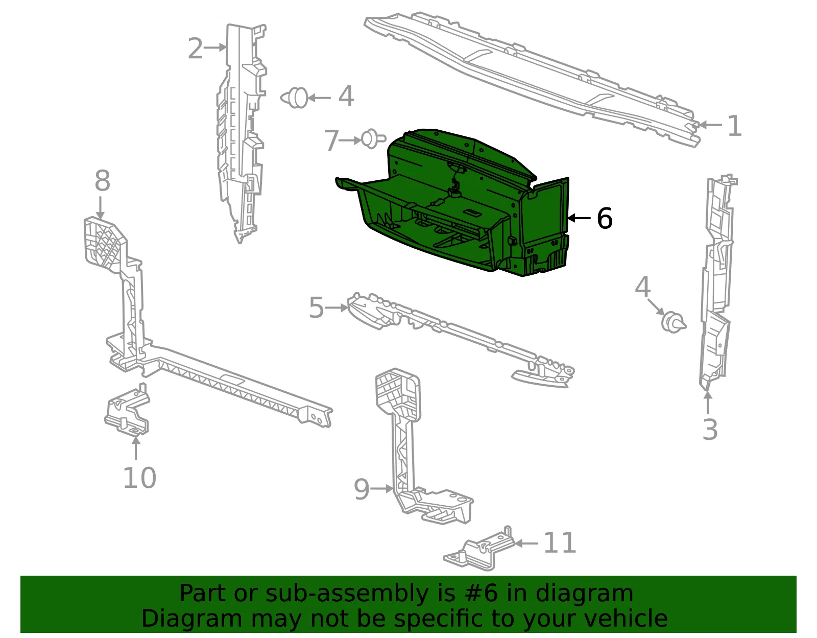 Air Duct - GM (85618437) - view 2