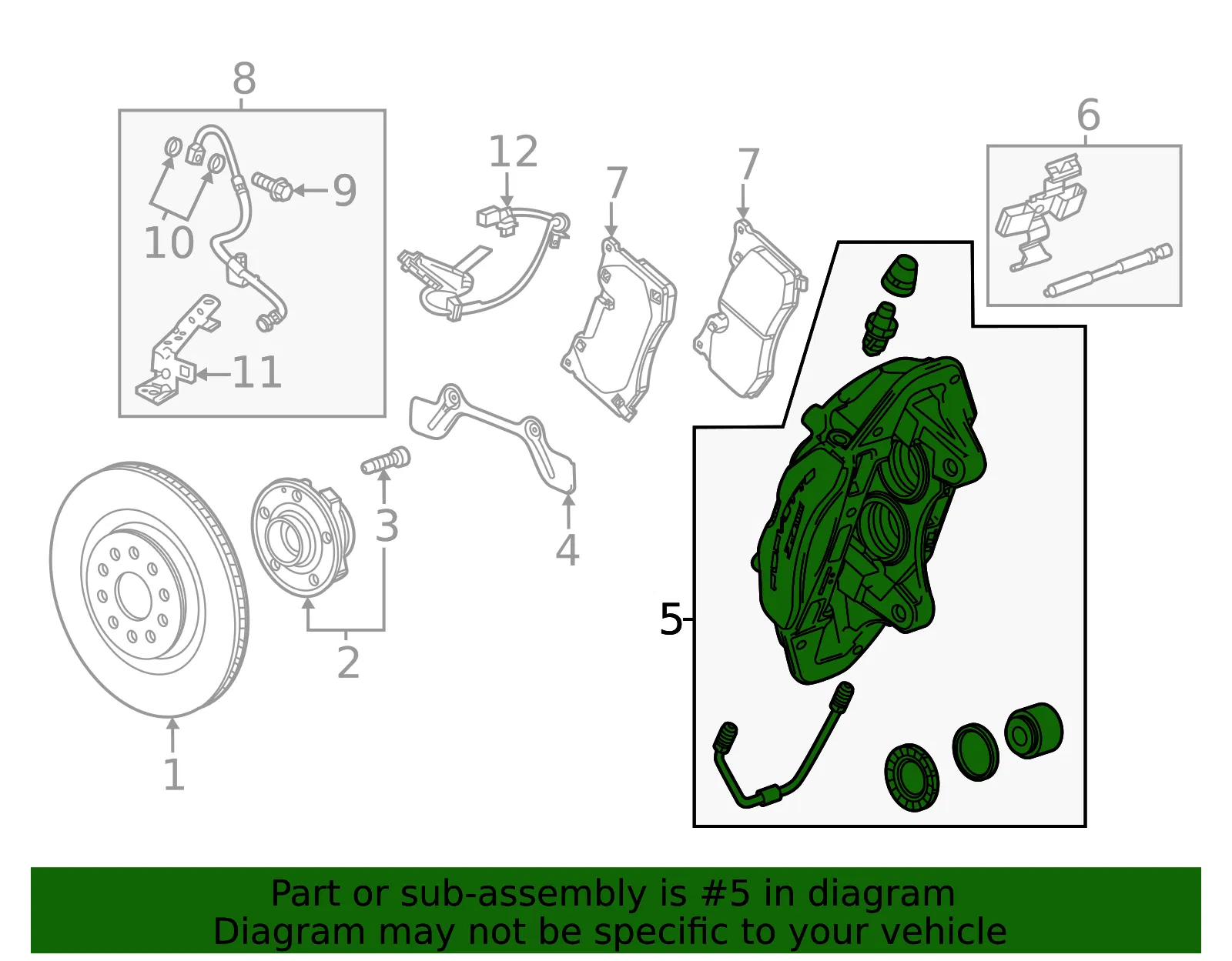 Caliper - GM (85621103) - view 4