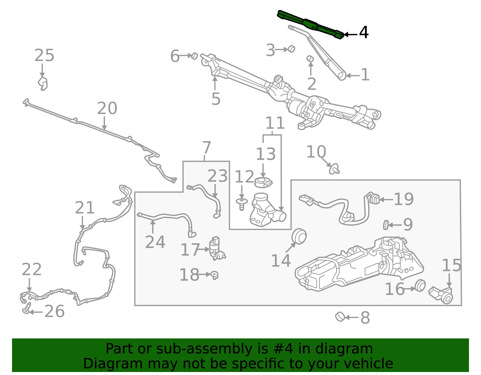 Wiper Blade - GM (85628878) - view 2