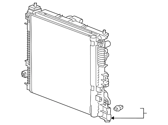 Radiator - GM (85797937) - view 8