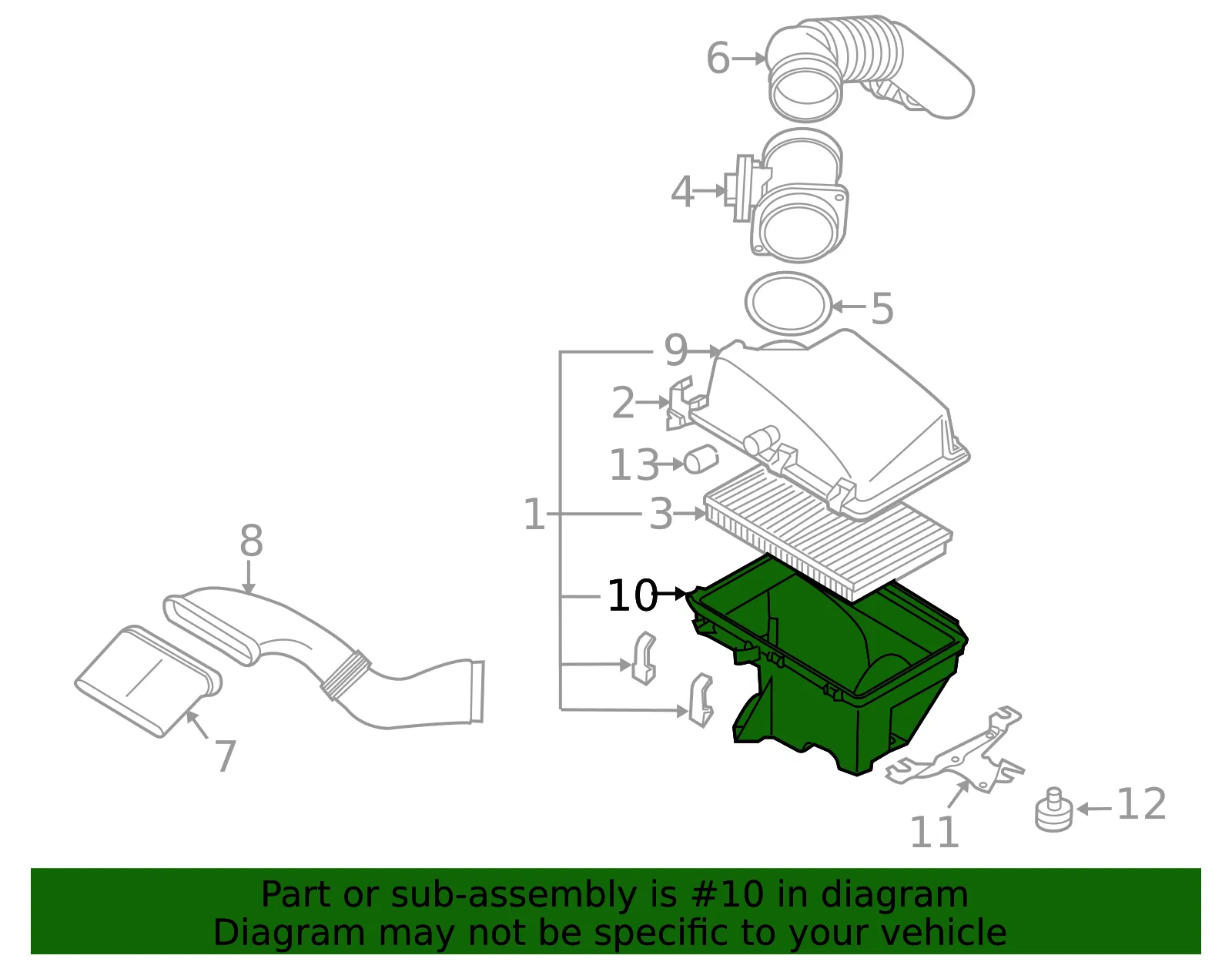 Air Filter Housing - Volvo (8649674) - view 2