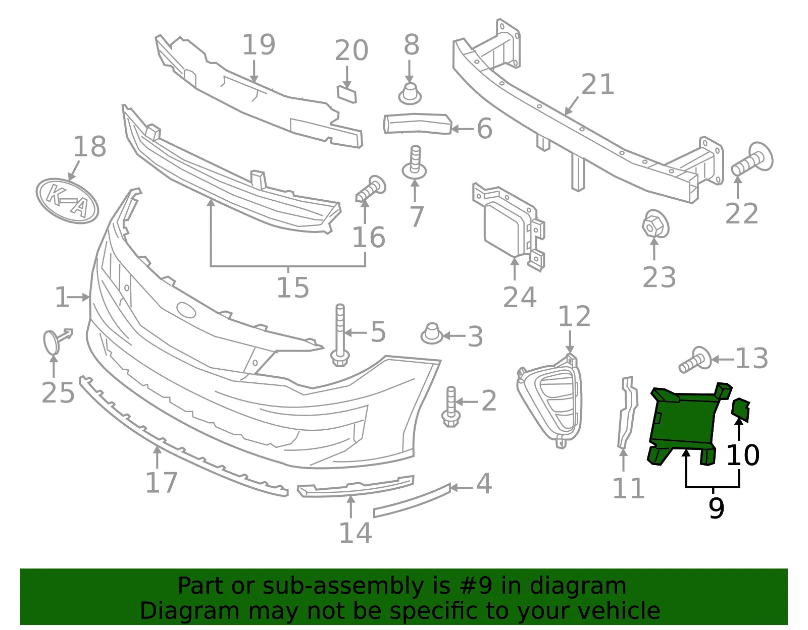 Air Duct - Passenger Side (RH) - Kia (86574-D5000) - view 3