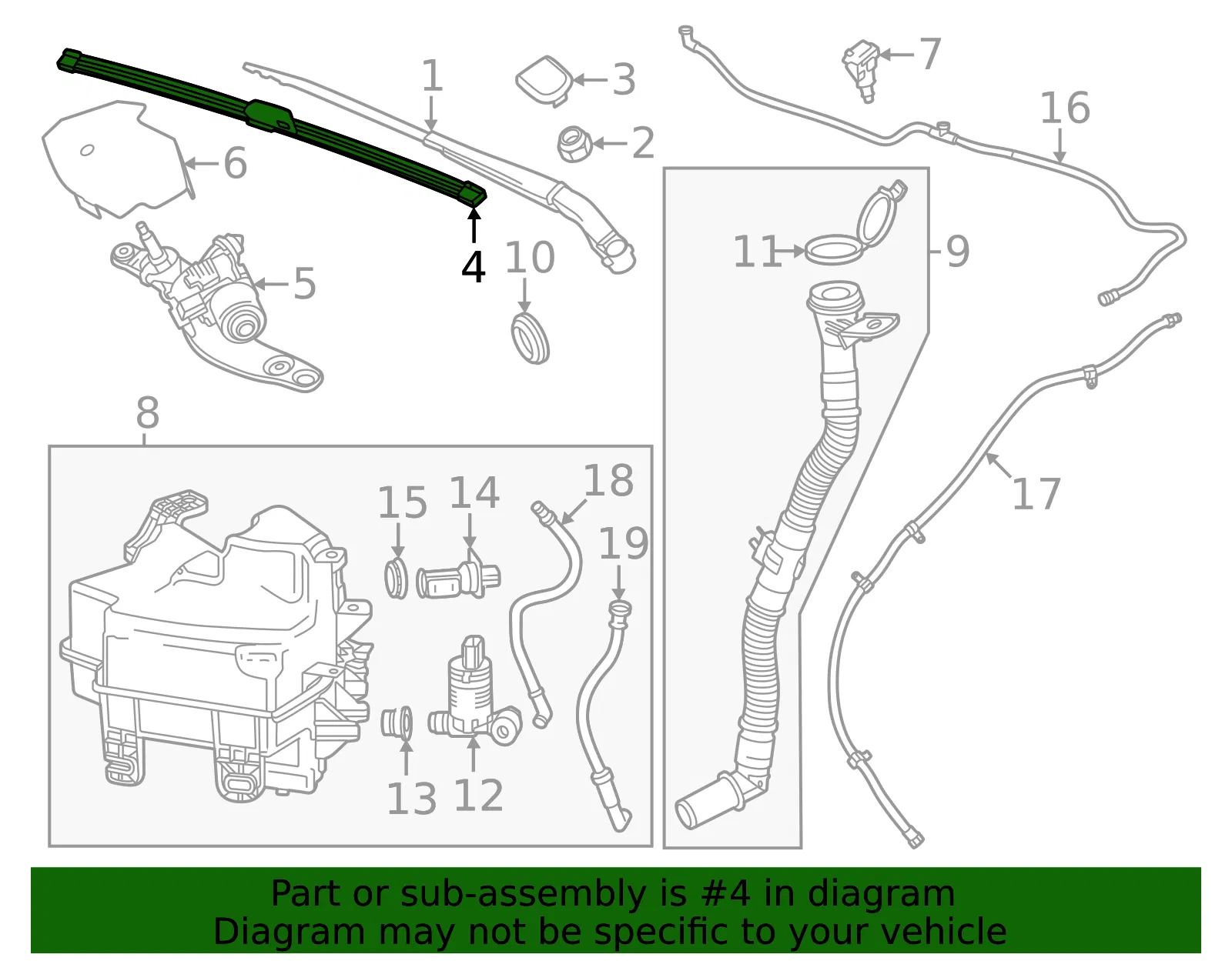 Wiper Blade - GM (86579487) - view 2