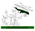 Wiper Linkage - Volvo (8659968) - view 5
